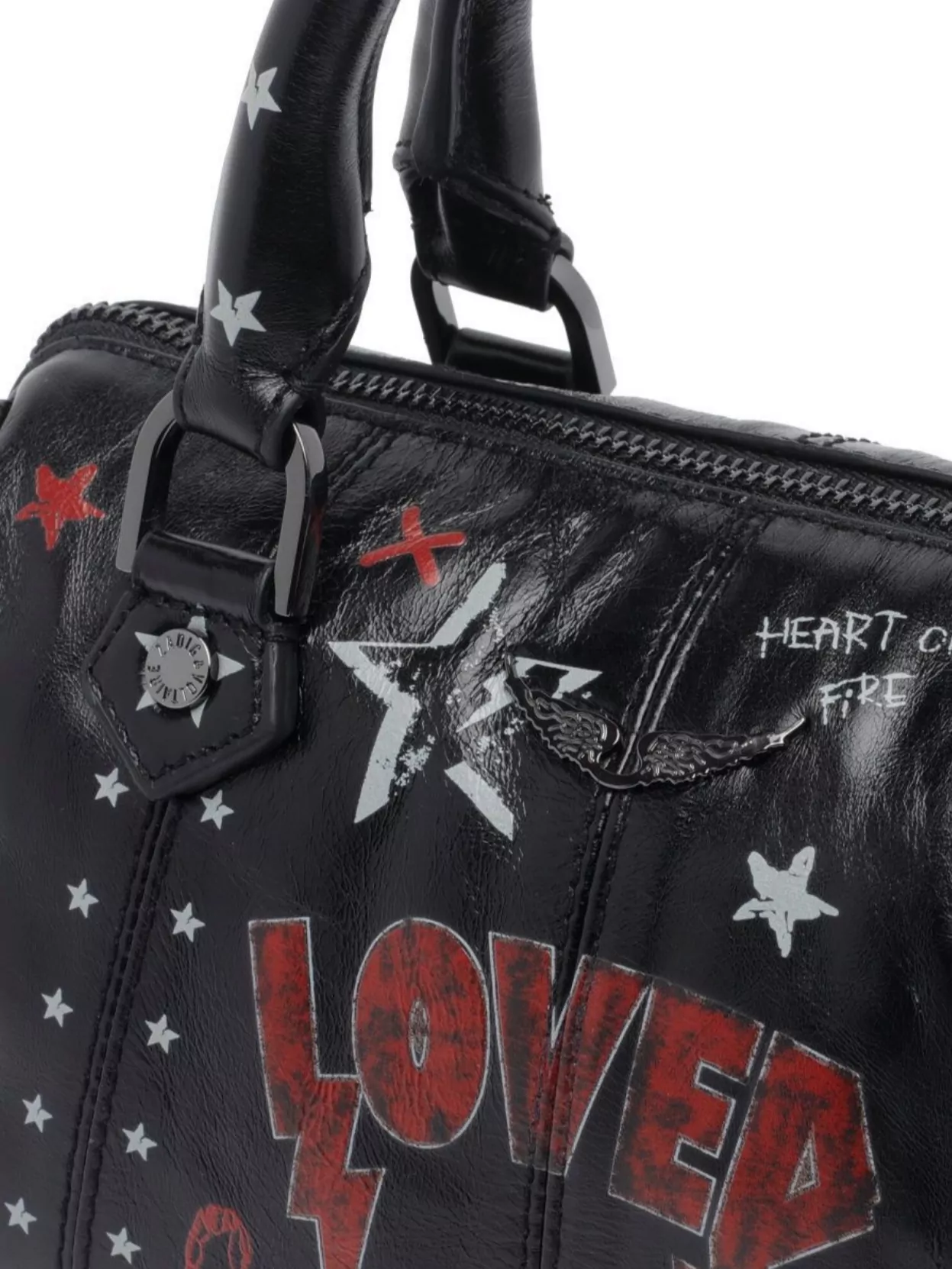 Zadig & Voltaire Graphic Star Print Cross-Body Bag