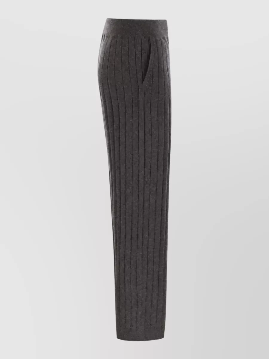Brunello Cucinelli Cashmere Wide-Leg Trousers