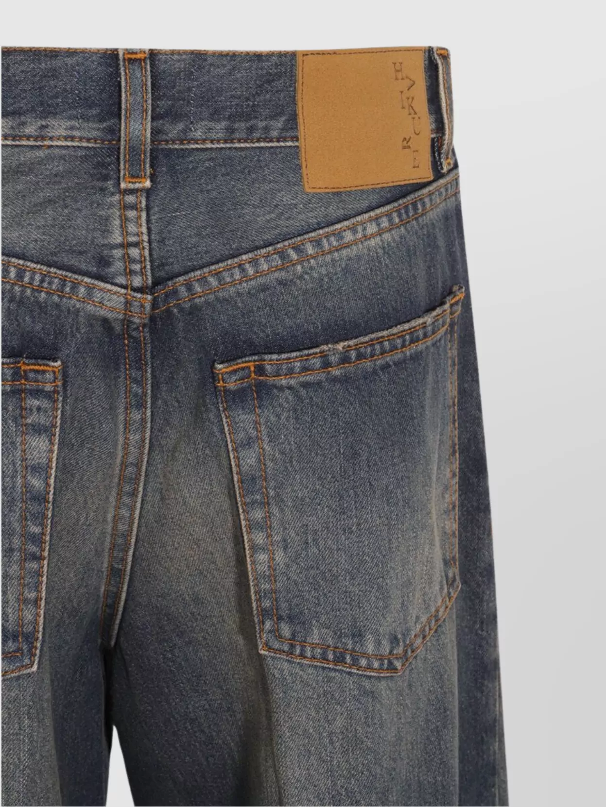 Haikure Straight Leg Trousers With Detailed Pocket Design