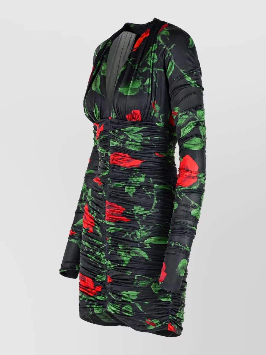 Blumarine Printed Mini Dress