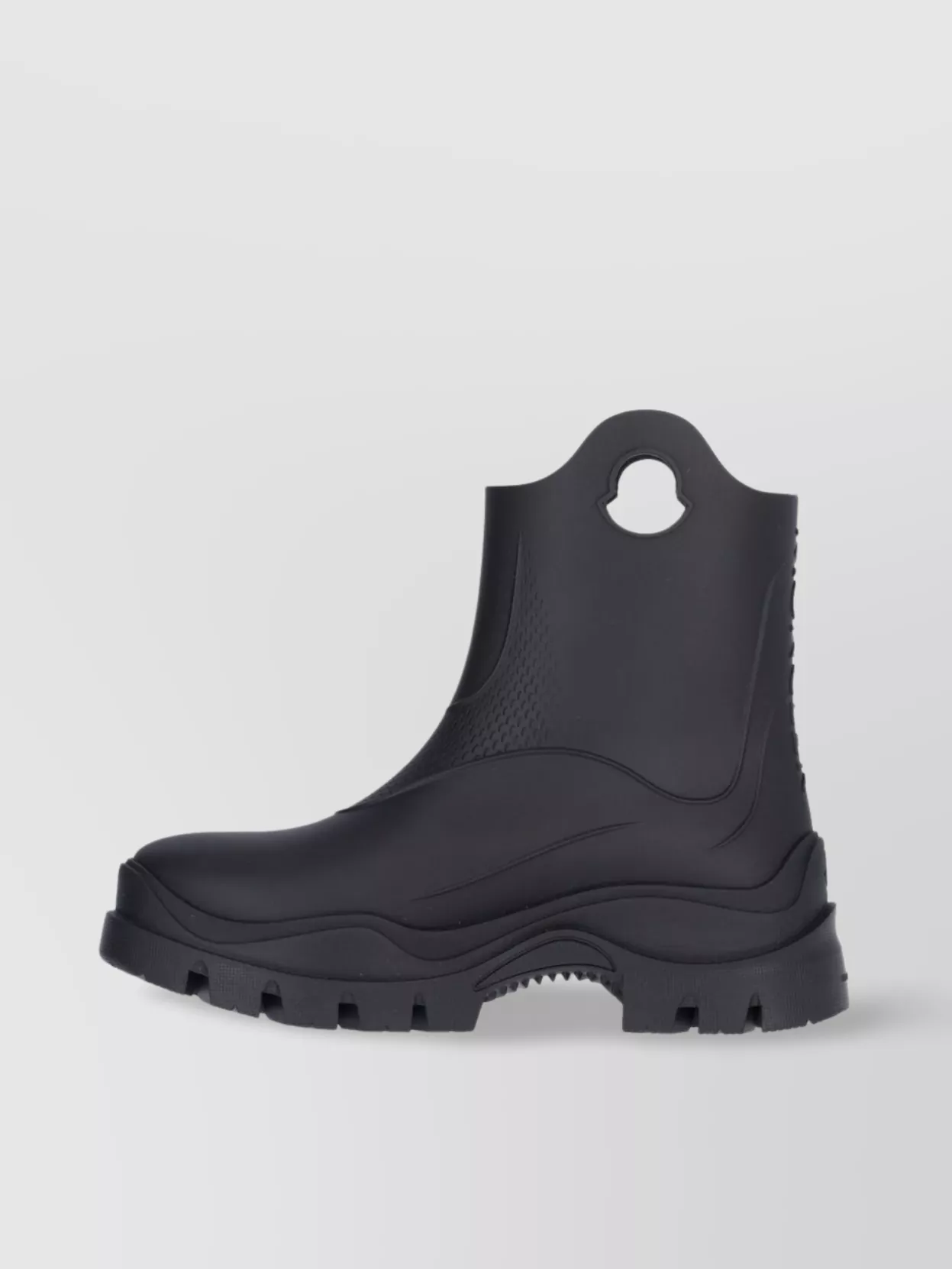 Moncler Boots Short Holes Round Tip Rubber Sole