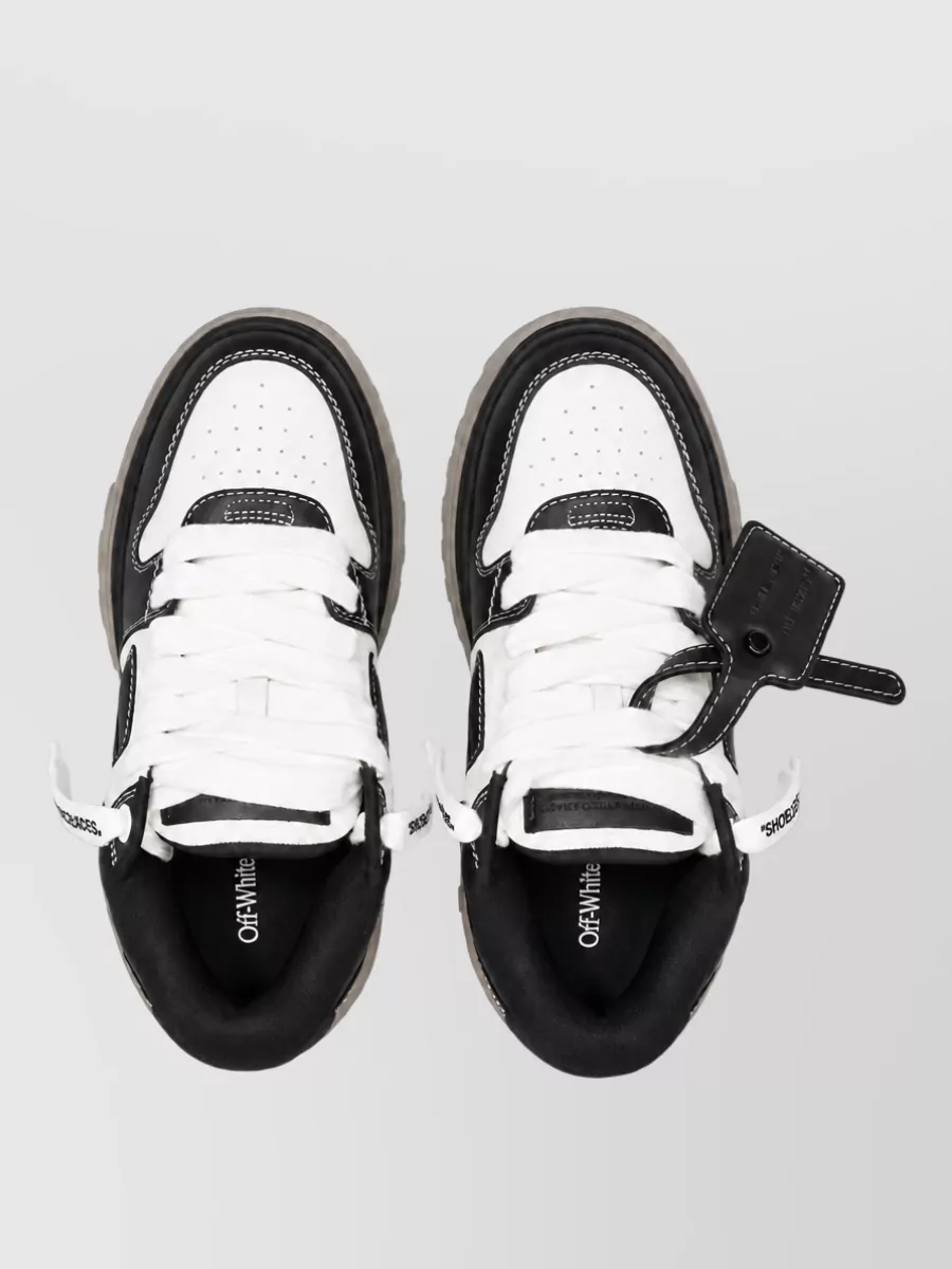 Off-White Leather Chunky Lace-Up Shoes