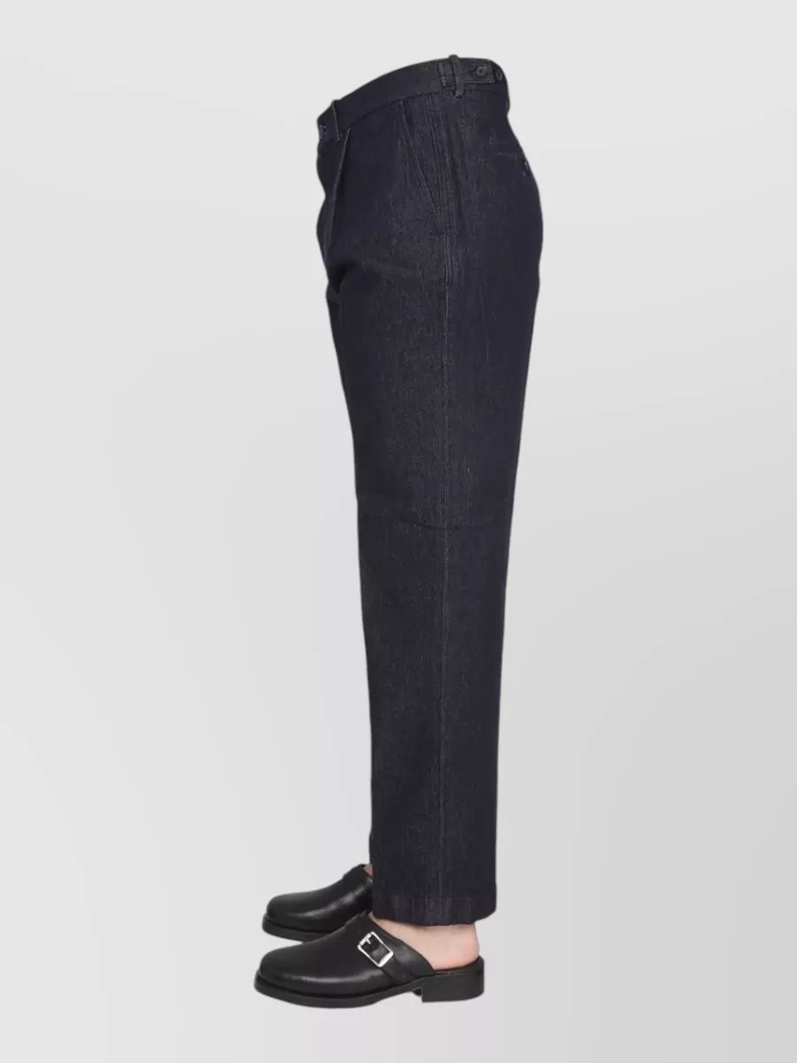 Department Five cotton straight-leg trousers