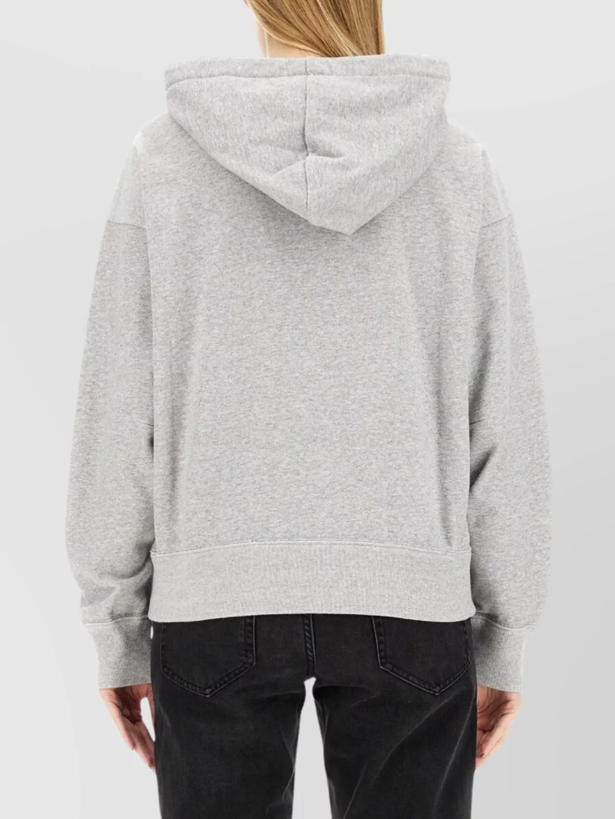 Isabel Marant Sylla Logo Embroidered Drawstring Hoodie