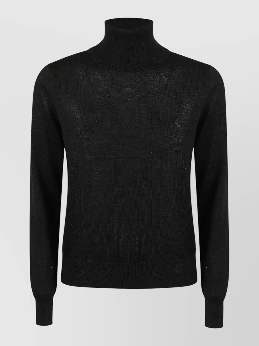 Polo Ralph Lauren wool ribbed turtleneck sweater