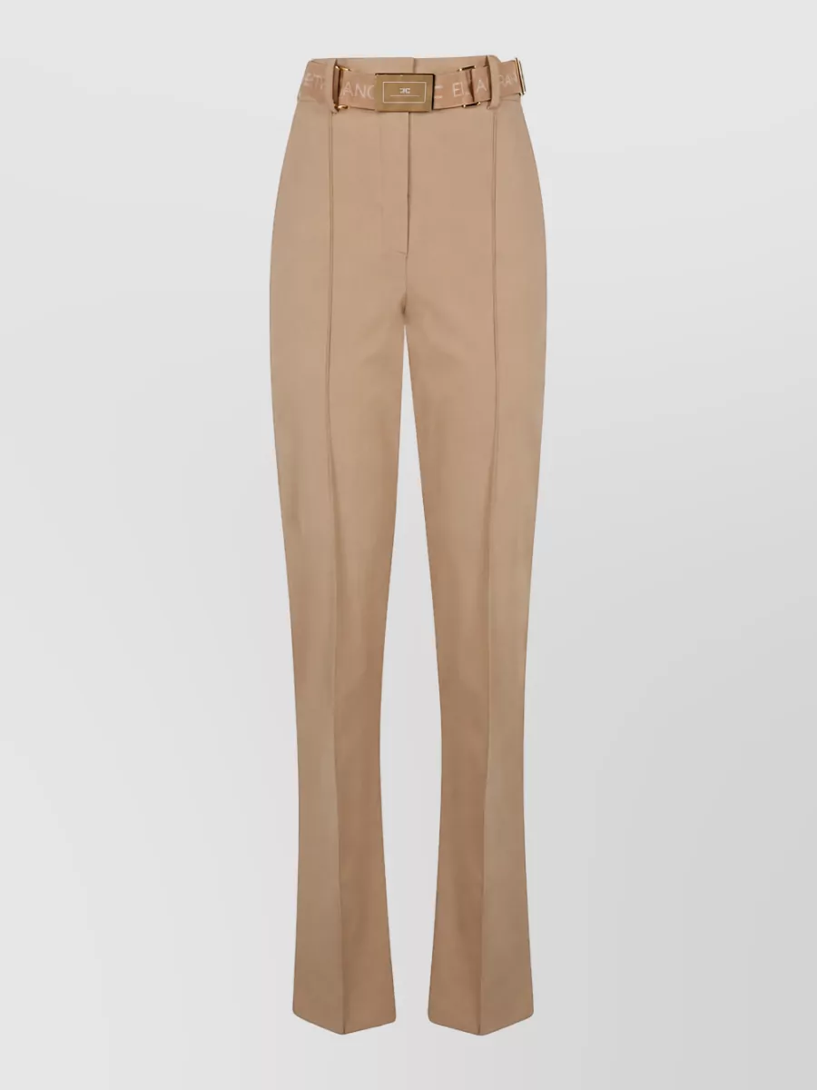 Elisabetta Franchi high-rise belted trousers