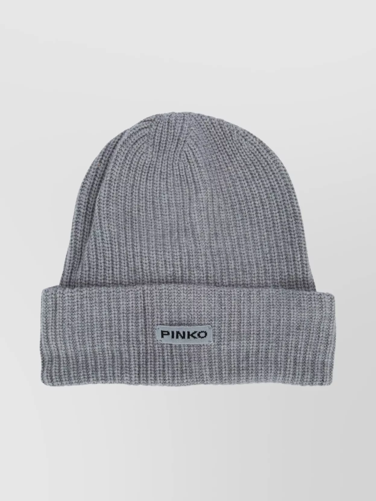 Pinko Cashmere Ribbed Beanie
