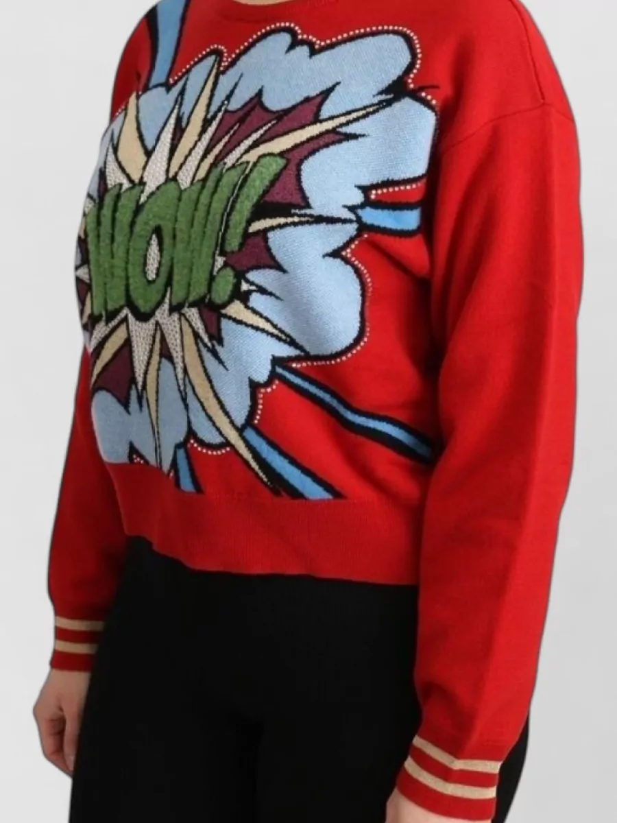 Dolce&Gabbana Cashmere Cartoon-Print Sweater