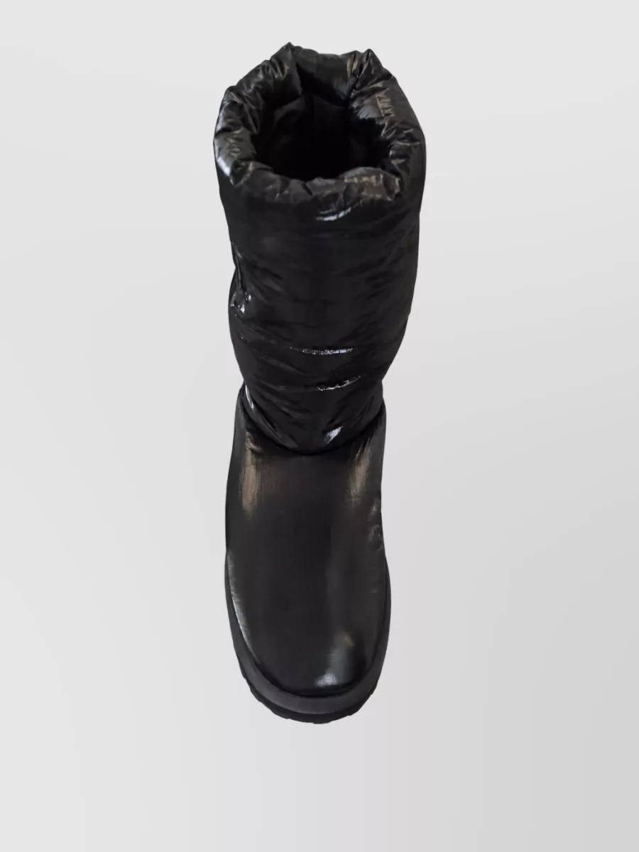 Dolce&Gabbana Quilted Padded Mid Calf Boots