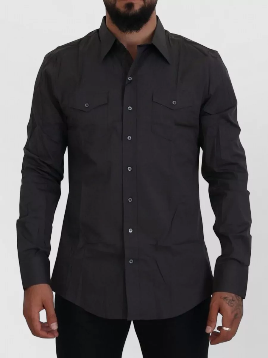 Dolce&Gabbana Stretch slim fit dress shirt