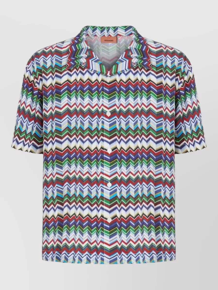 Missoni zigzag short-sleeve shirt