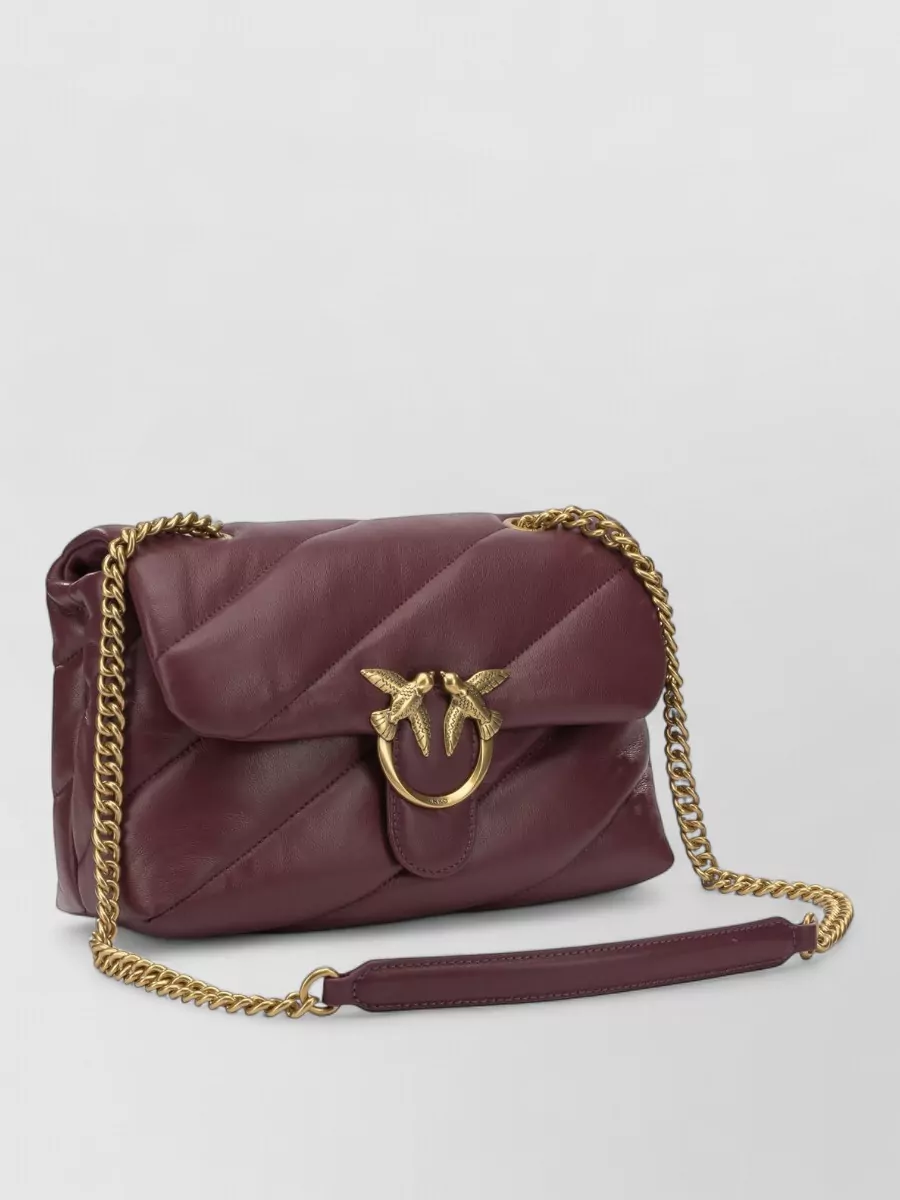 Pinko love bag classic leather clutch bag