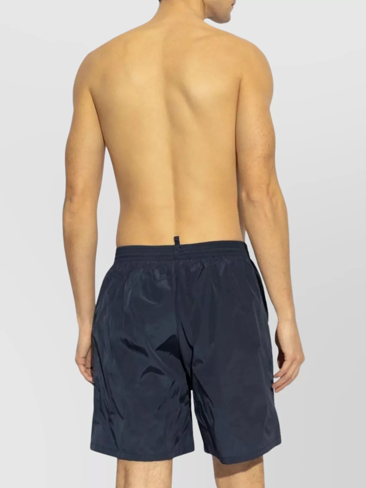 Dsquared2 Logo Print Swim Shorts With Elasticated Waistband