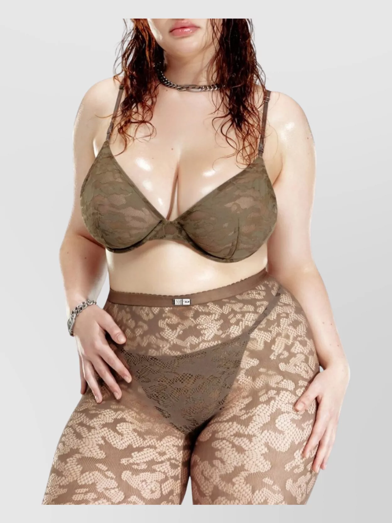 Diesel Camouflage Knit Full Length Tights
