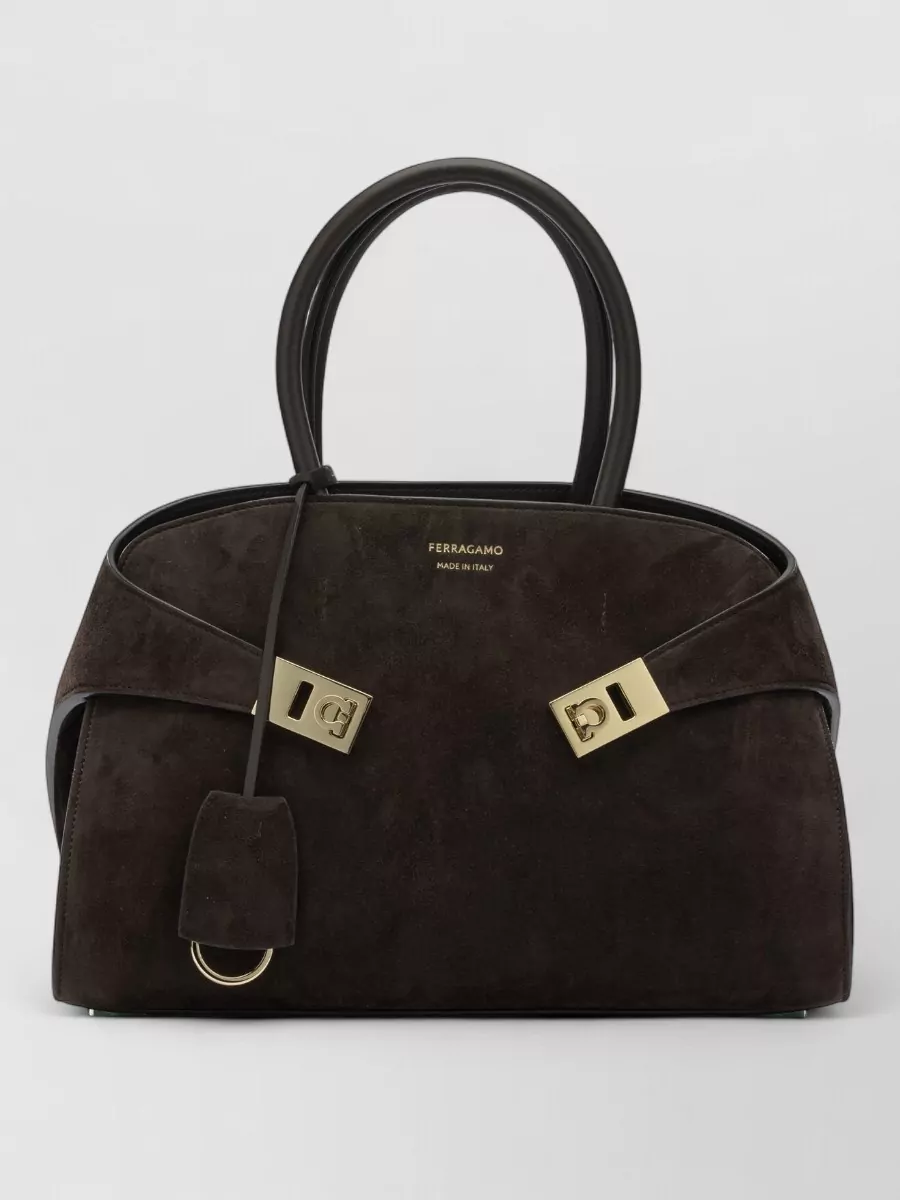 Ferragamo The hug bag small leather tote bag