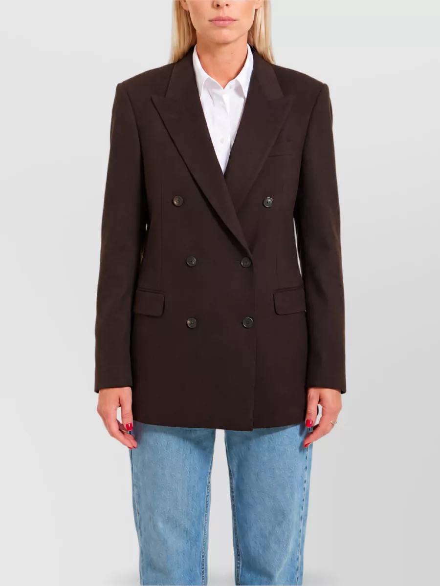 Tagliatore cashmere double-breasted suit jacket