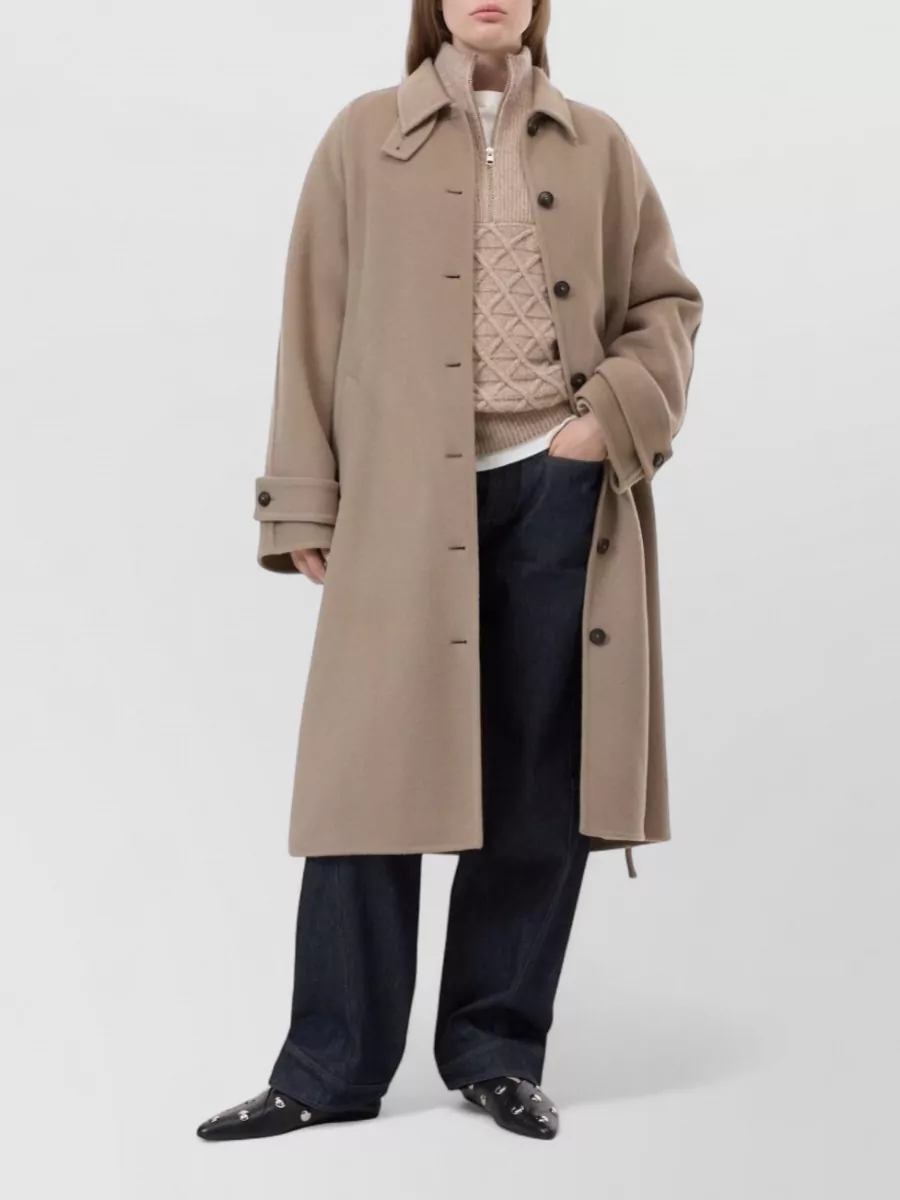 Closed Cashmere Belted Single Breasted Coat