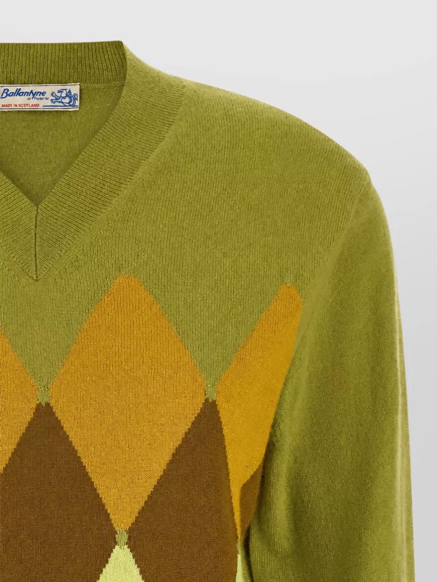 Ballantyne Cashmere Diamond Sweater
