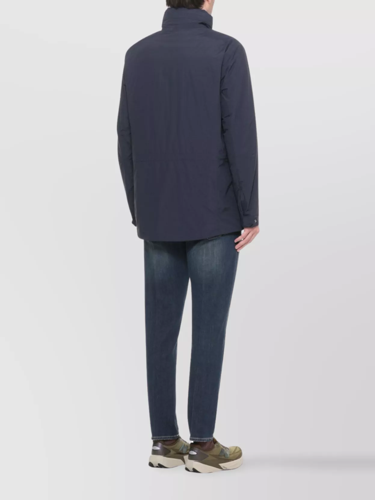 K-Way Men's Down Jacket With Hood And Pockets