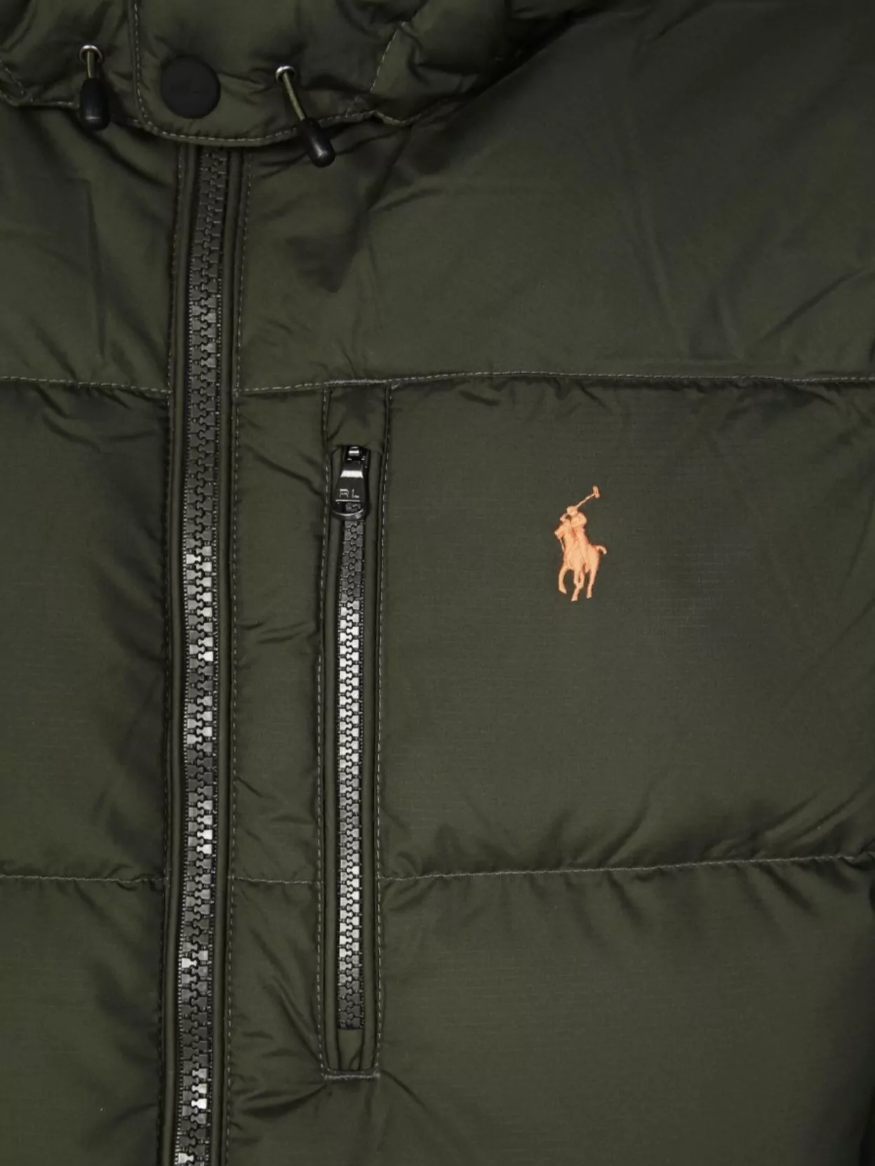 Polo Ralph Lauren Quilted Hooded Jacket Pockets
