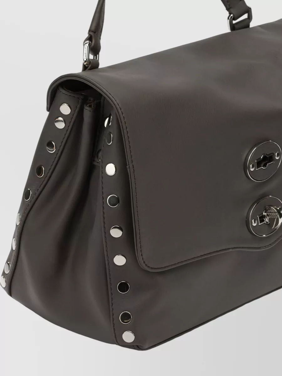 Zanellato Leather Postina Saeta Shoulder Bag