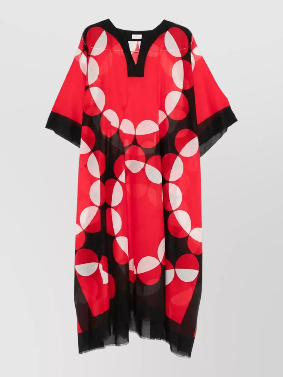 Dries Van Noten cotton long kaftan shirt