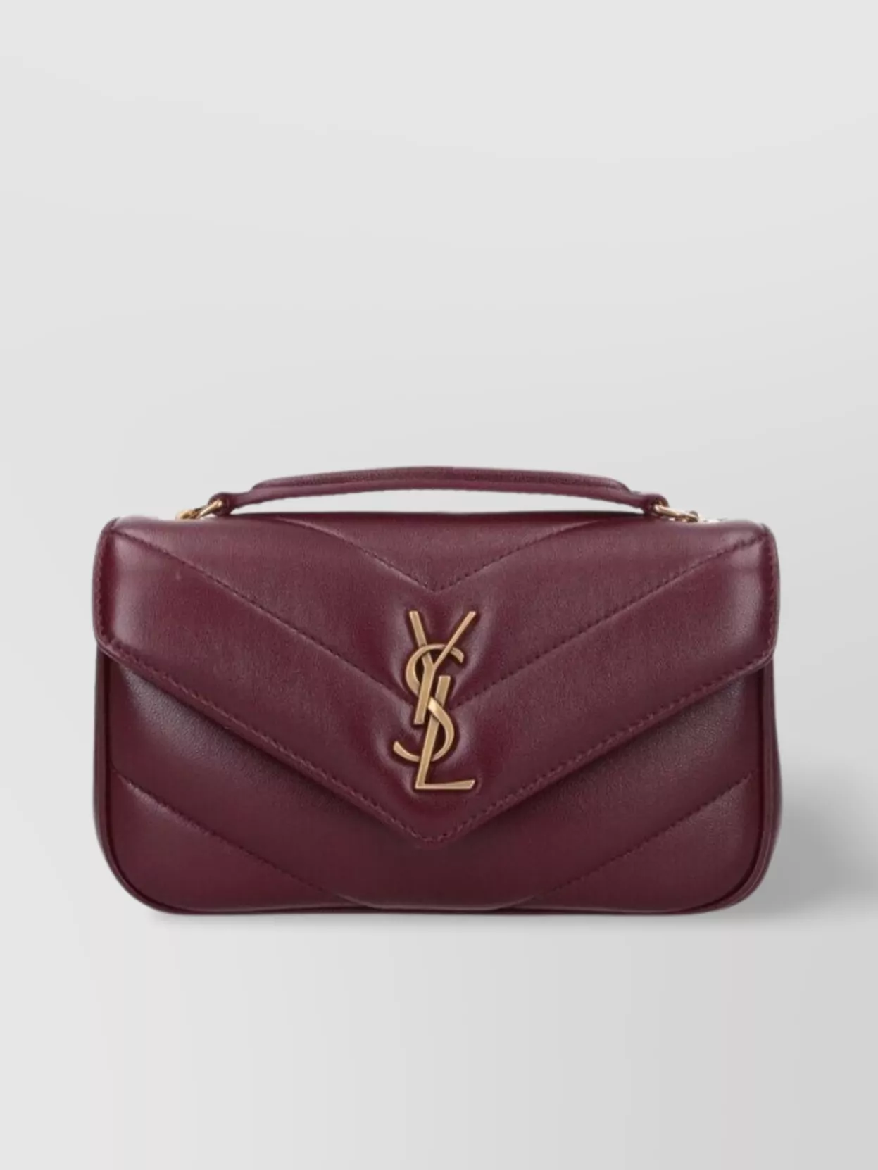 Saint Laurent loulou mini leather shoulder bag
