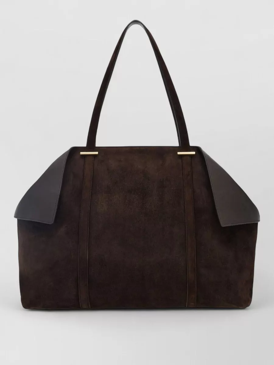 Ferragamo Large Tote Bag Contrast Panels