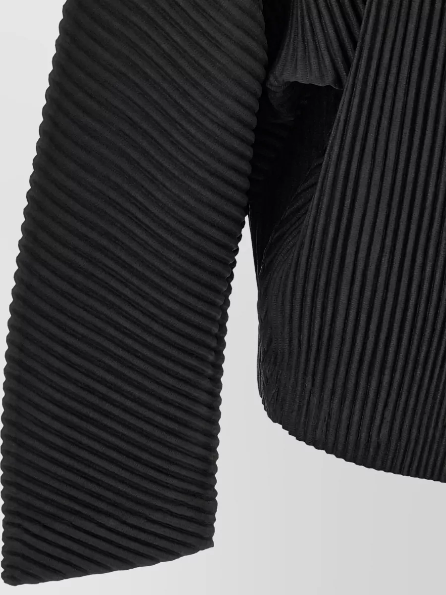 Homme Plisse Issey Miyake Pleated Asymmetric Jacket