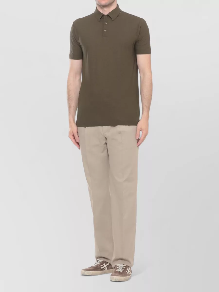 Zanone Short-Sleeve Polo Shirt