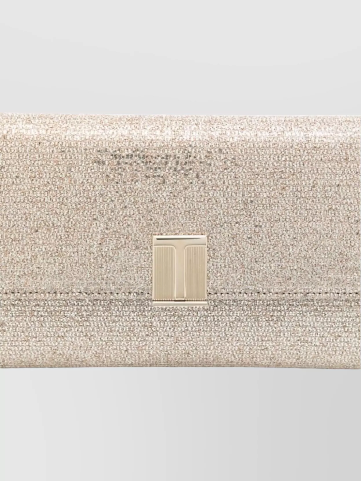 Tom Ford Glitter Textured Fabric Clutch Shoulder Bag
