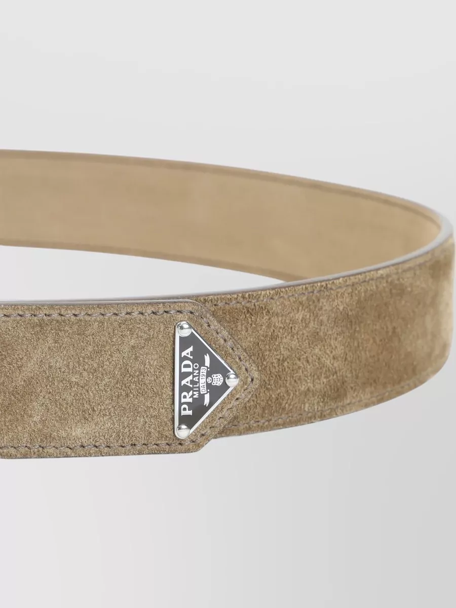 Prada Suede Leather Belt