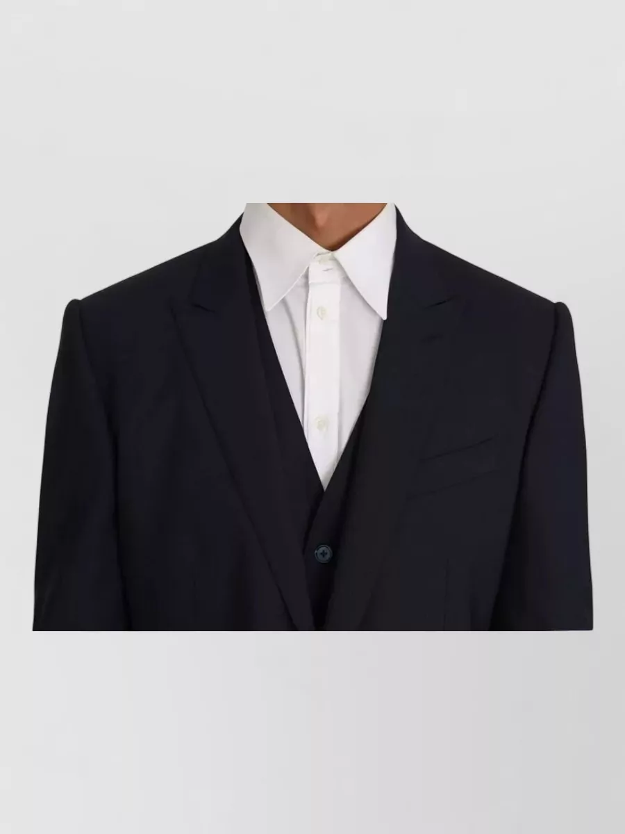 Dolce&Gabbana Wool Single-Breasted Blazer