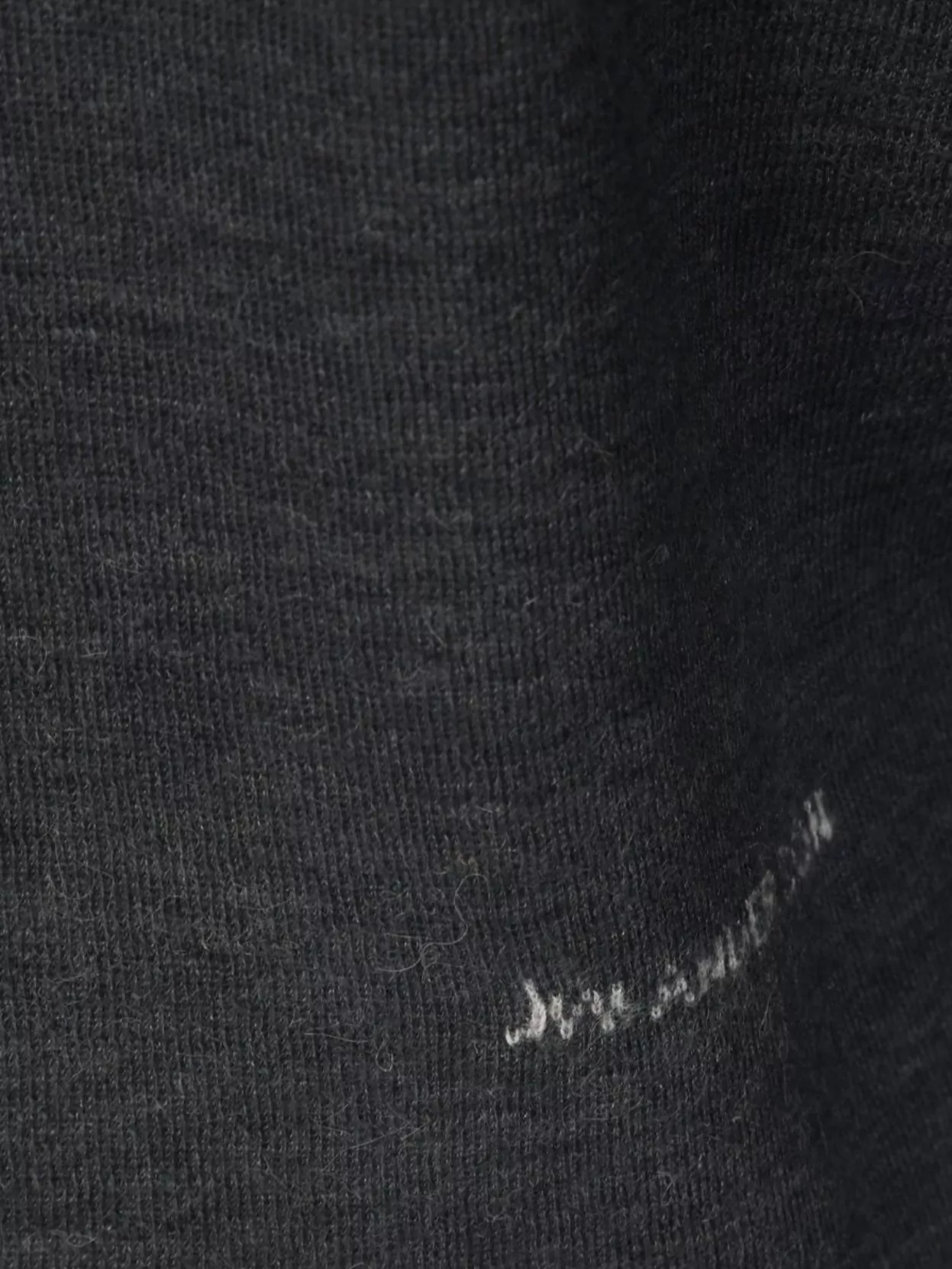 Jw Anderson J. W. Anderson Fitted Grey Turtleneck Jumper In Black