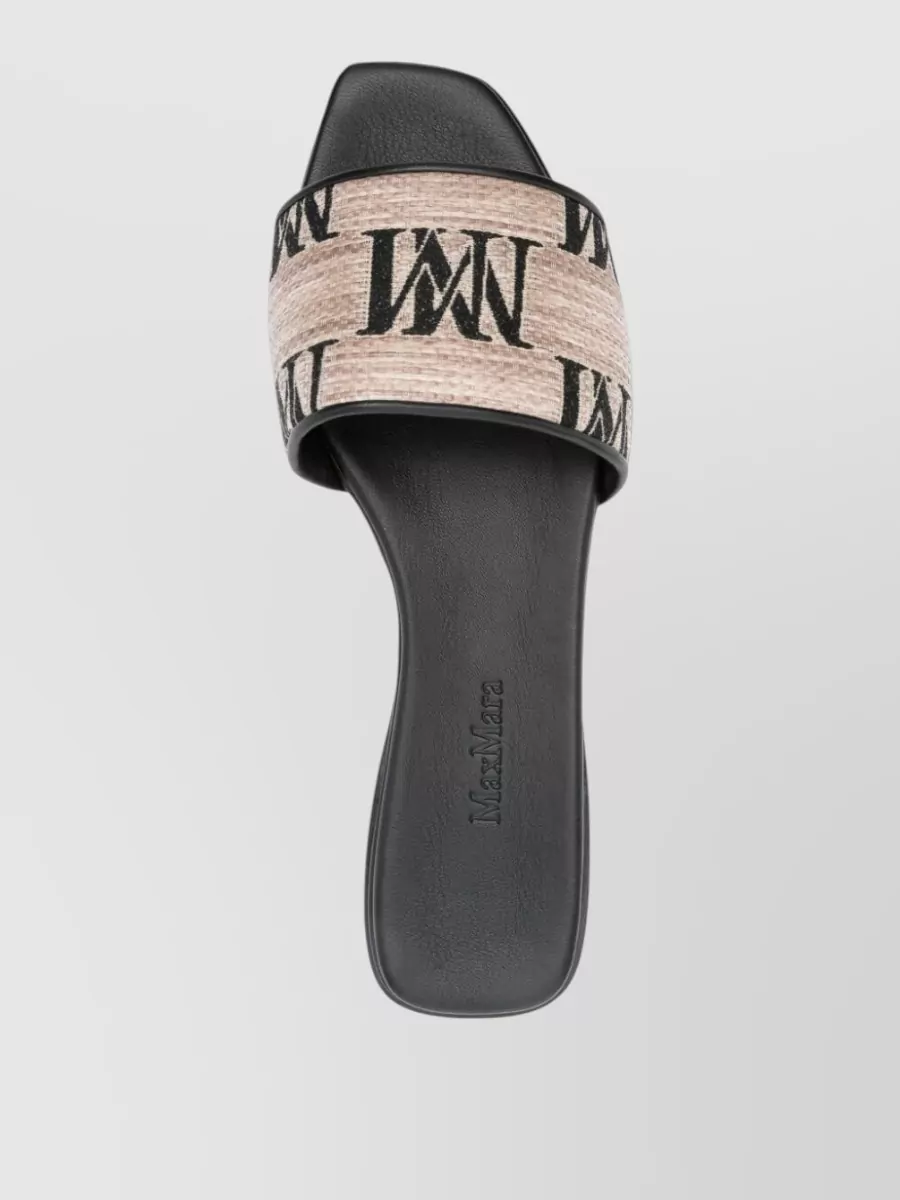 Max Mara Logo-Detail Mules