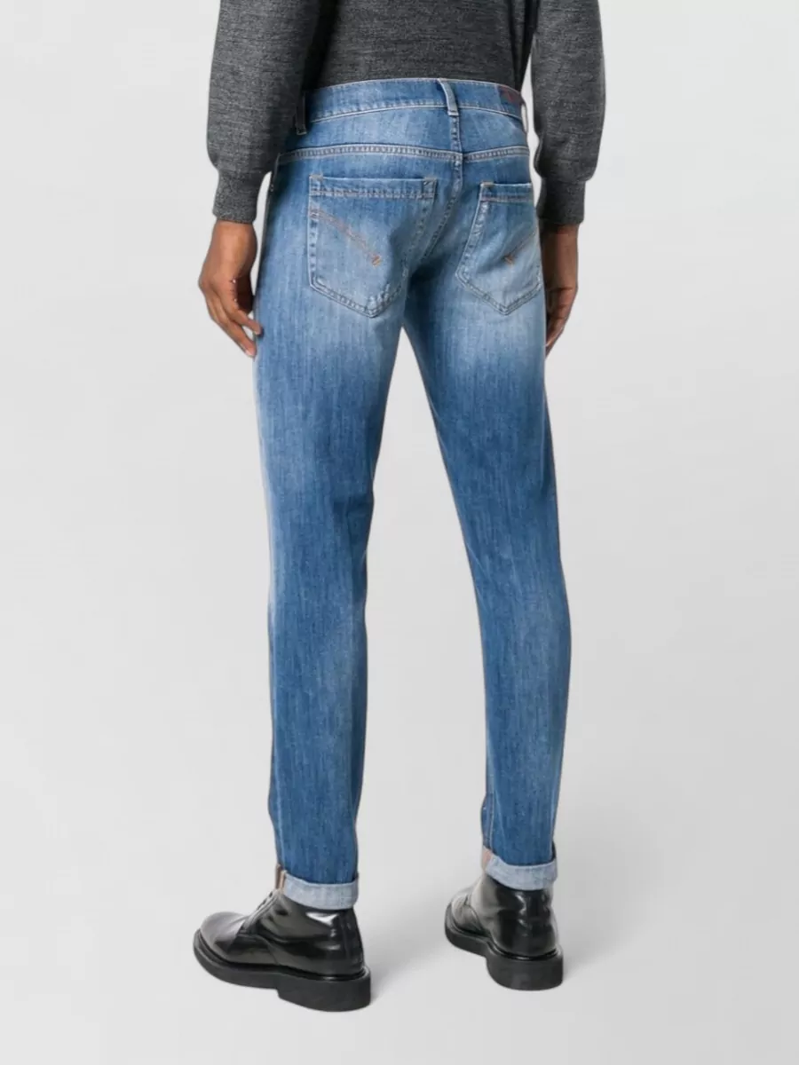 Dondup George Jeans Belt Loops Five Pocket Design