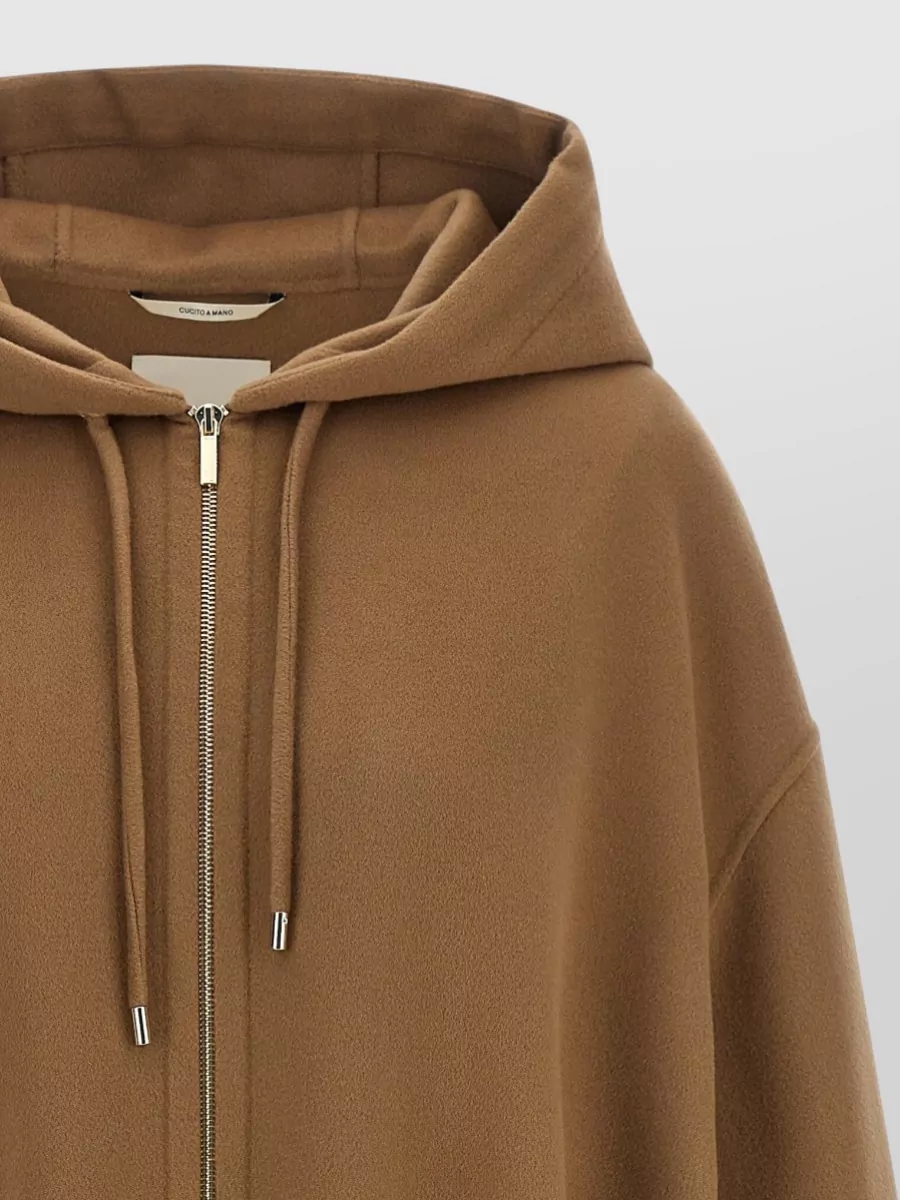 S Max Mara Wool Hooded Coat
