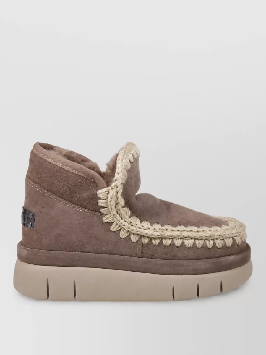 Mou suede slippers