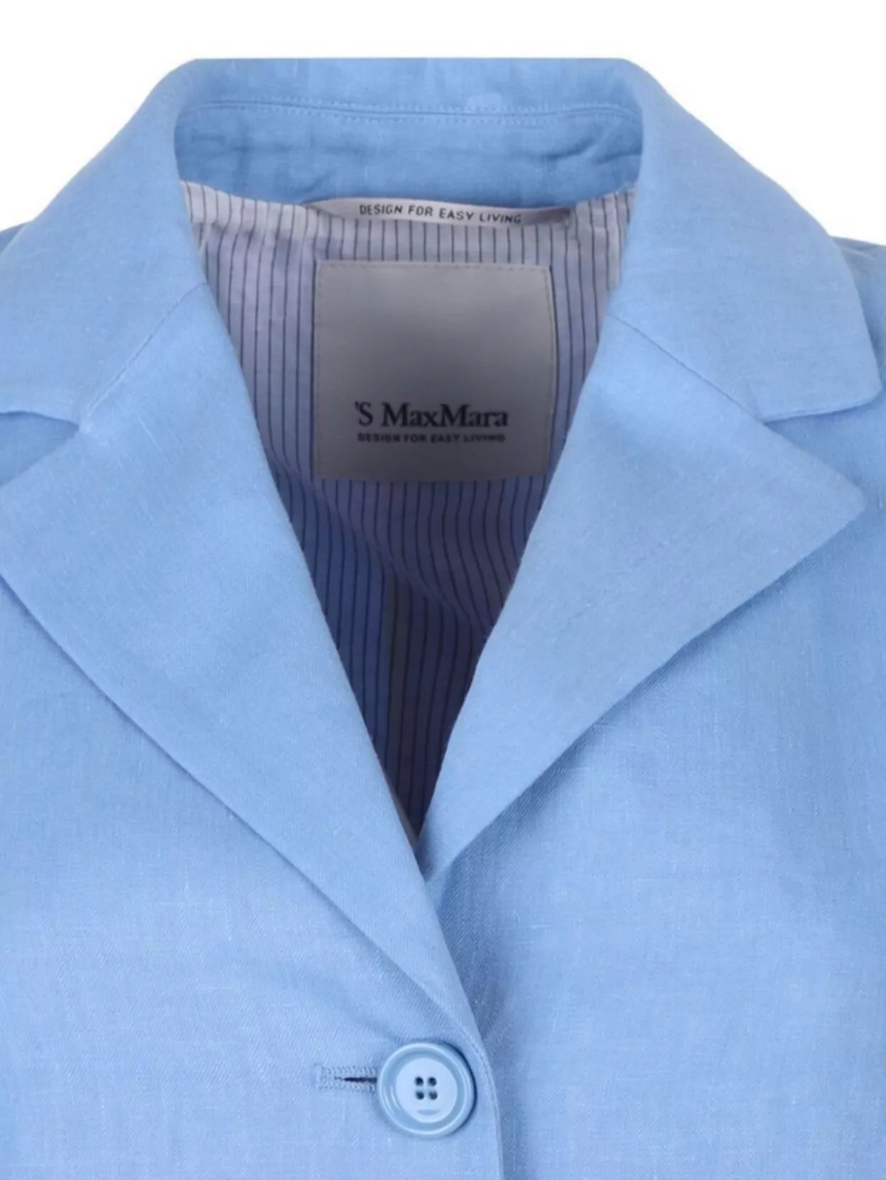 S Max Mara Tailored Jacket With Front Pockets And Long Sleeves