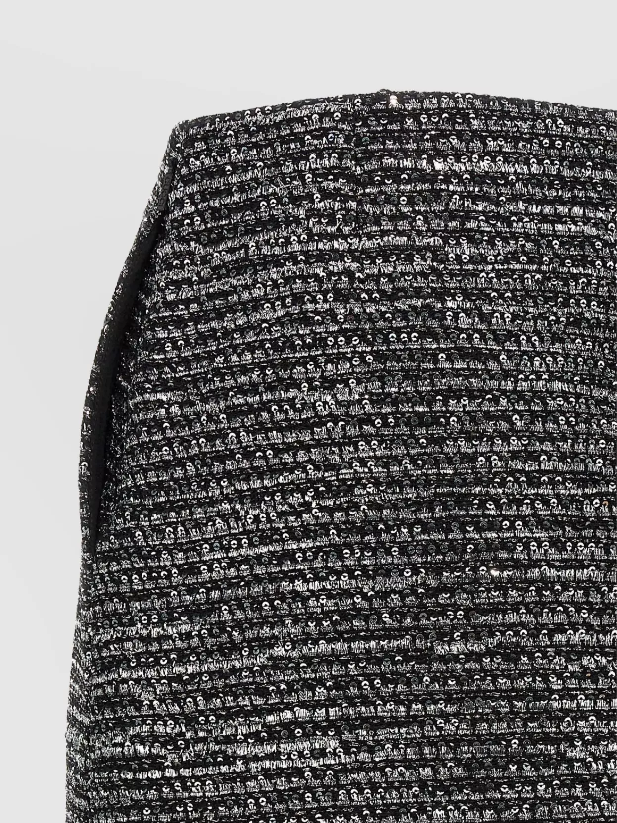 Gucci Shimmering Metallic Tweed Textured Skirt