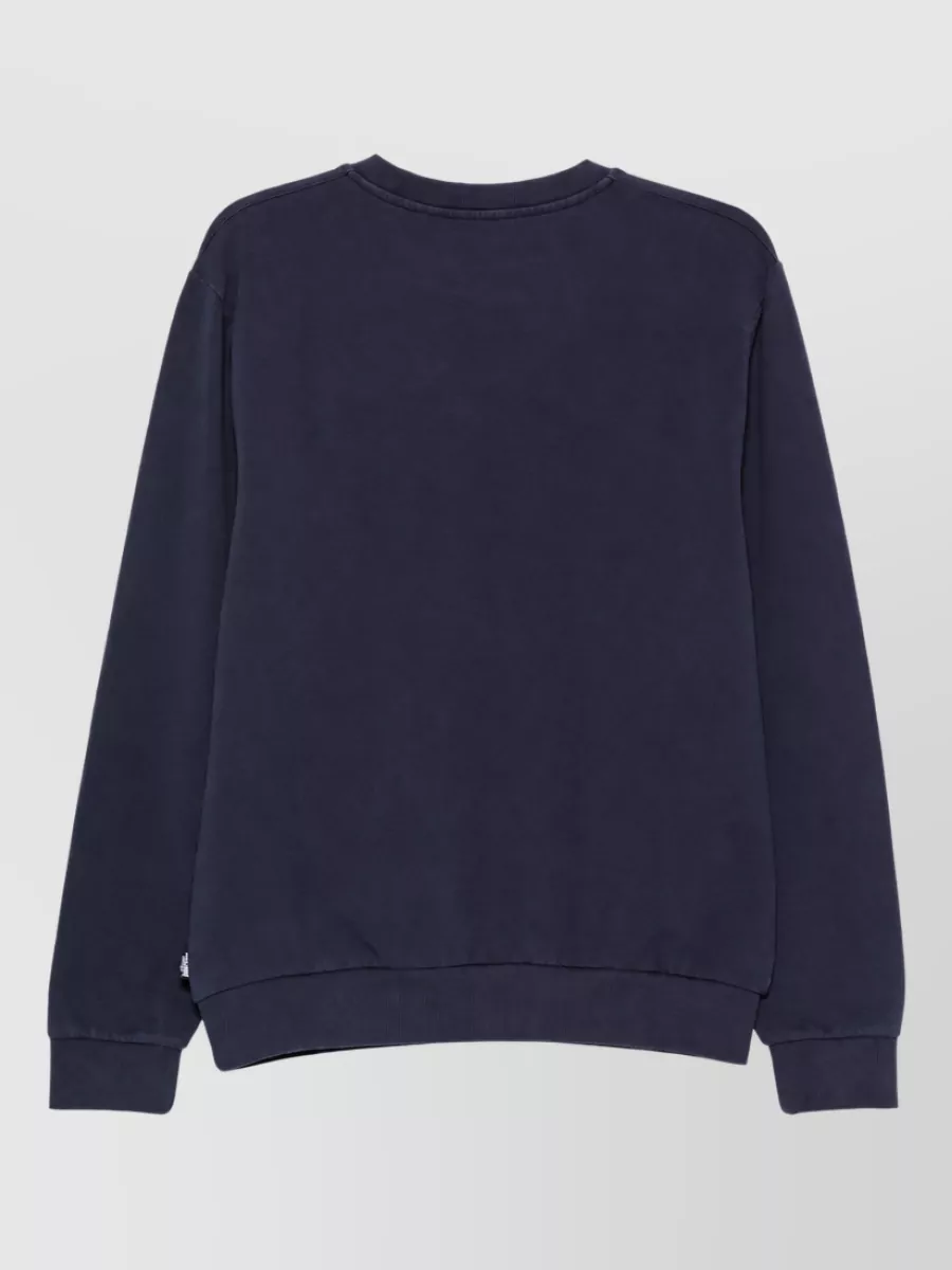 Moschino Ribbed Logo Print Long Sleeve T-Shirt