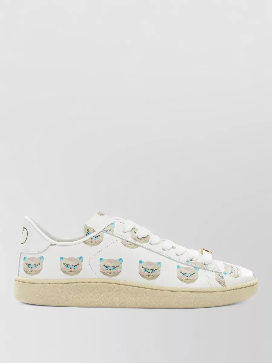 Valentino Garavani Leather Low-Top Sneakers