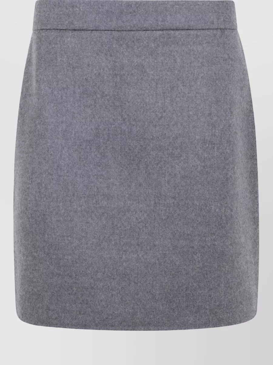 Max Mara Wool High-Rise Mini Skirt