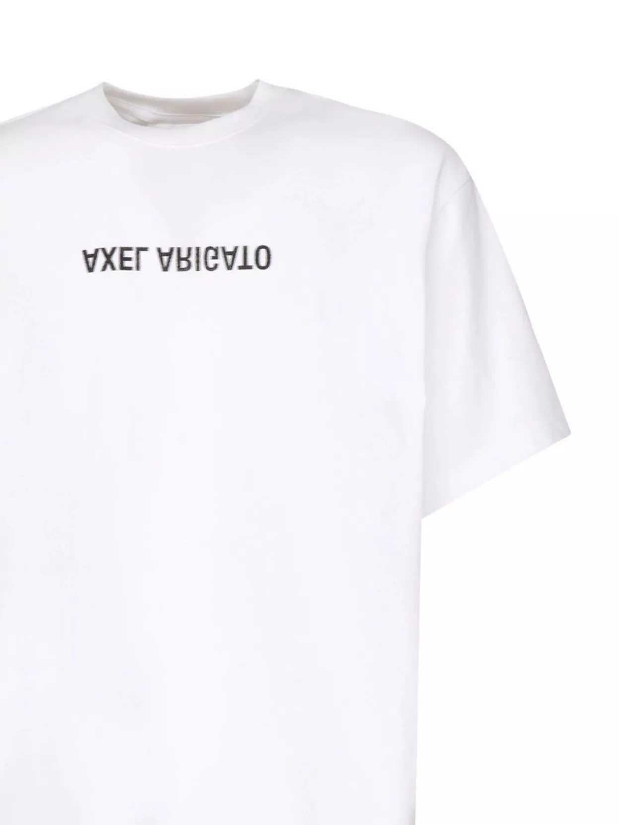 Axel Arigato Logo Distordu T-Shirt Blanc
