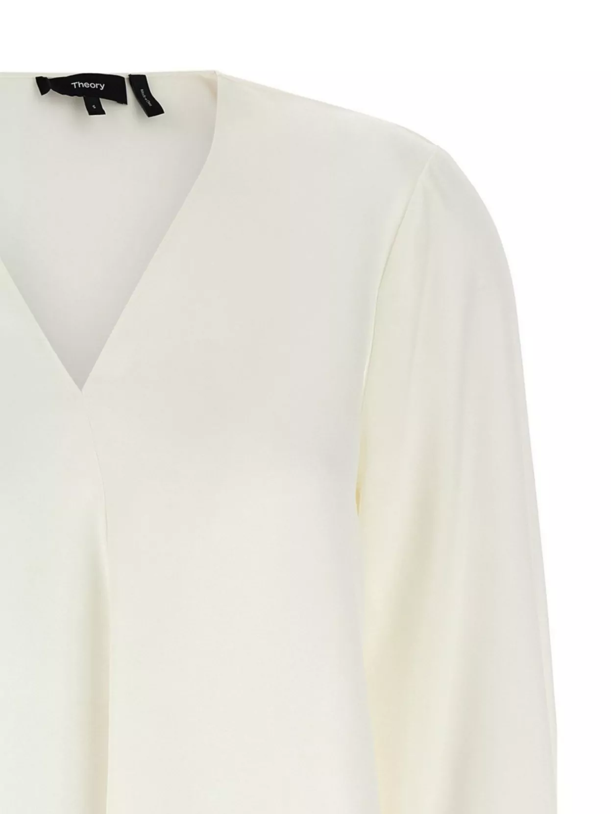Theory Silk Relaxed-Fit Blouse