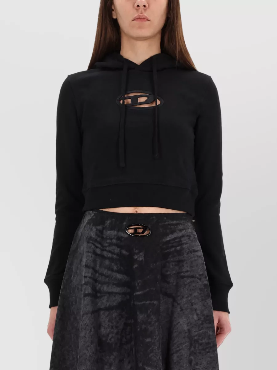 Diesel Cotton Blend Sweatshirt Bodysuit