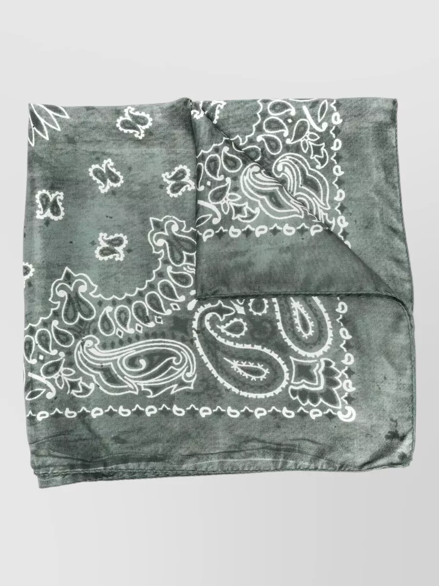 Golden Goose Paisley-Print Silk Scarf