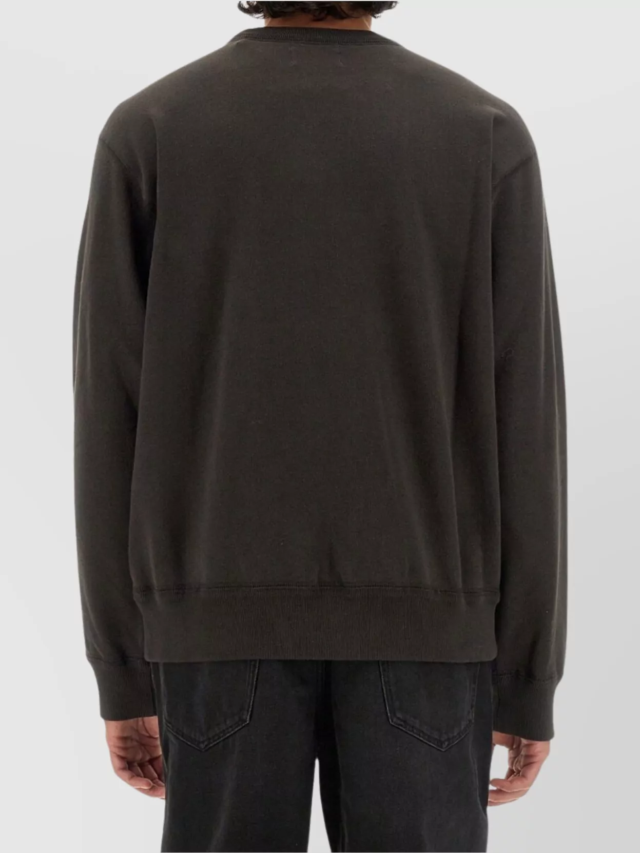 Isabel Marant Marant Relaxed-fit Black Sweatshirt With Subtle Logo