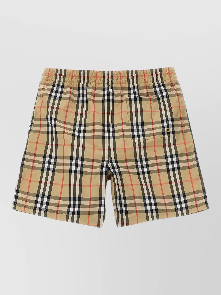 Burberry Check Knee-Length Shorts