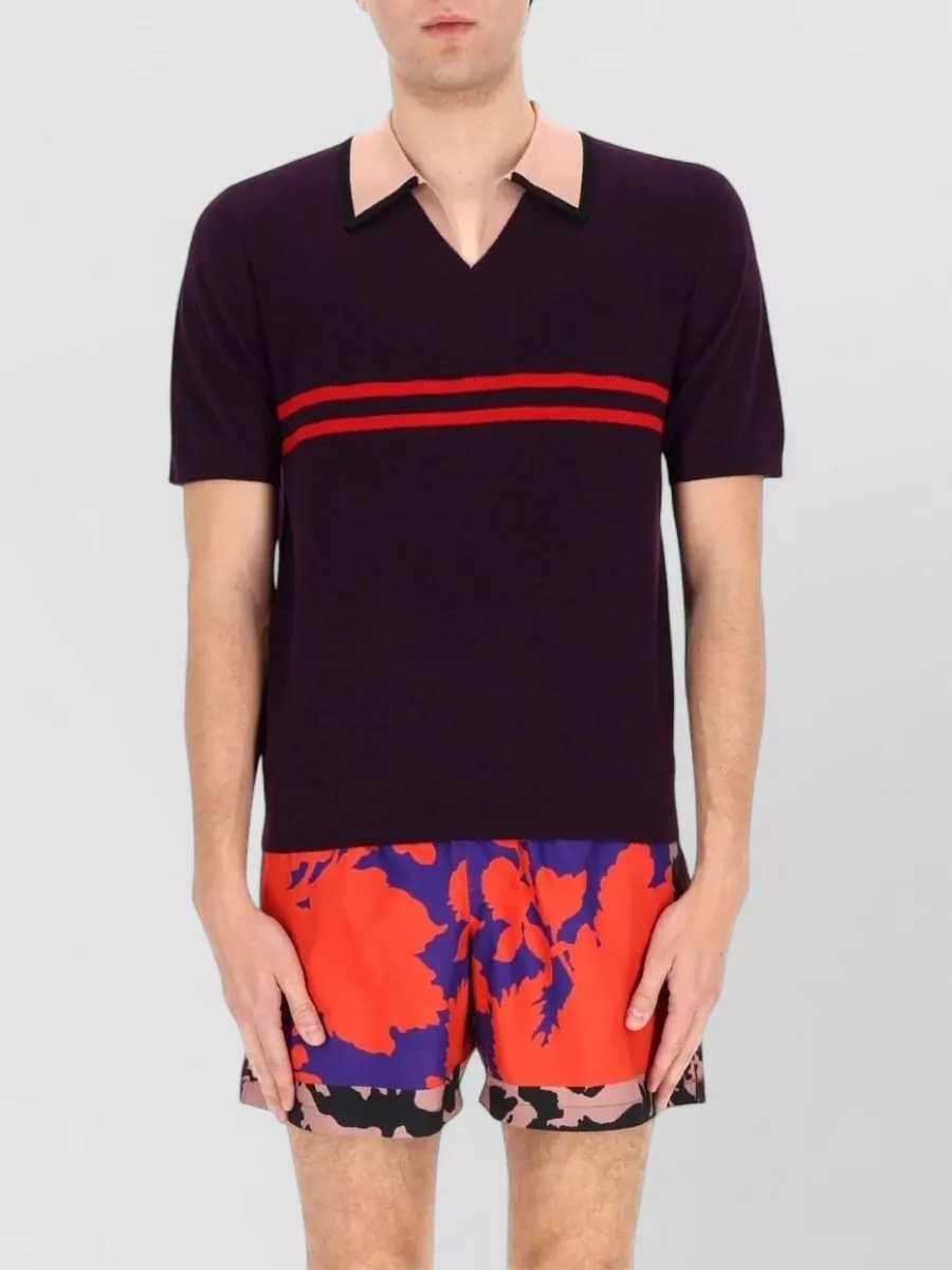 Dries Van Noten Wool Polo Shirt